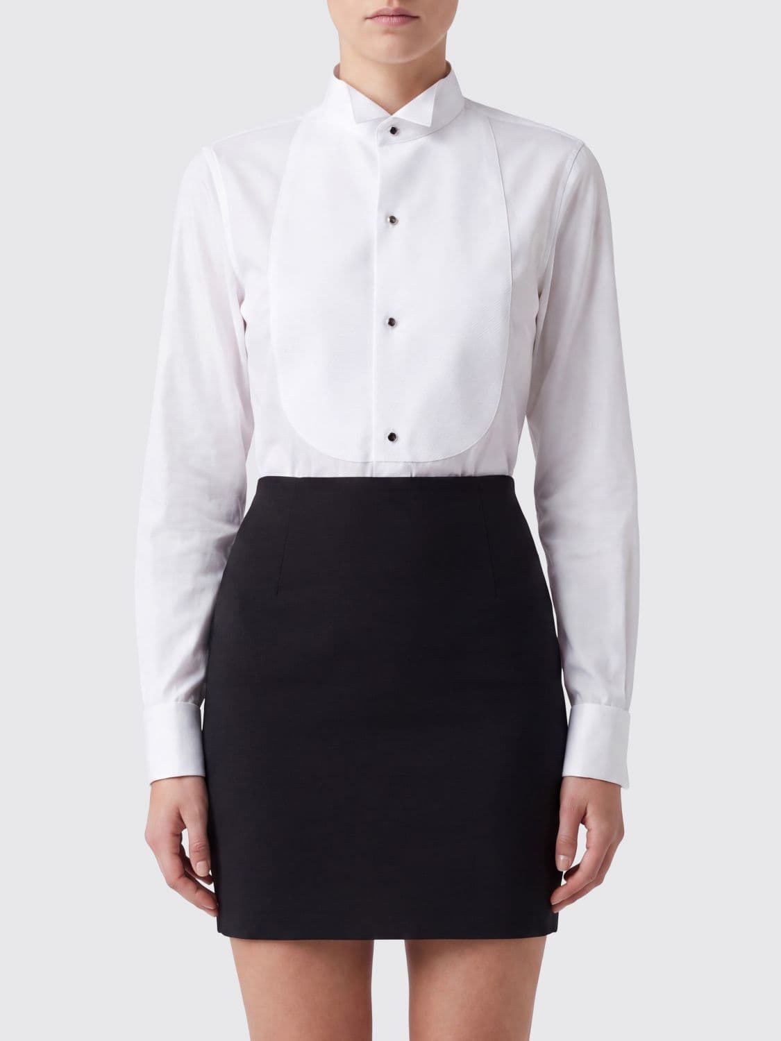 Maison Margiela Cotton Poplin Shirt with Wing Collar
