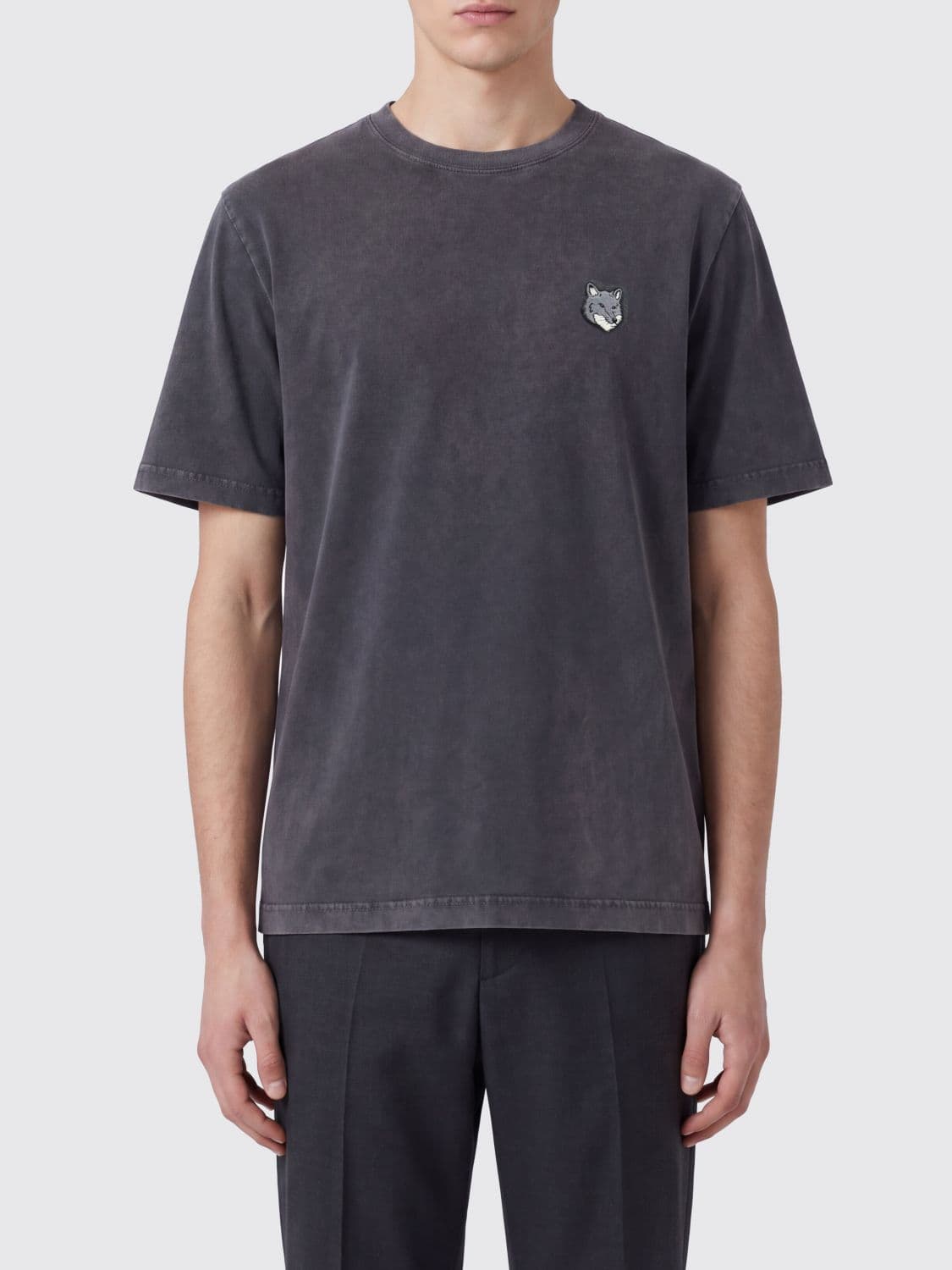 Maison Kitsuné Chillax Fox Logo Patch Organic Cotton T-Shirt