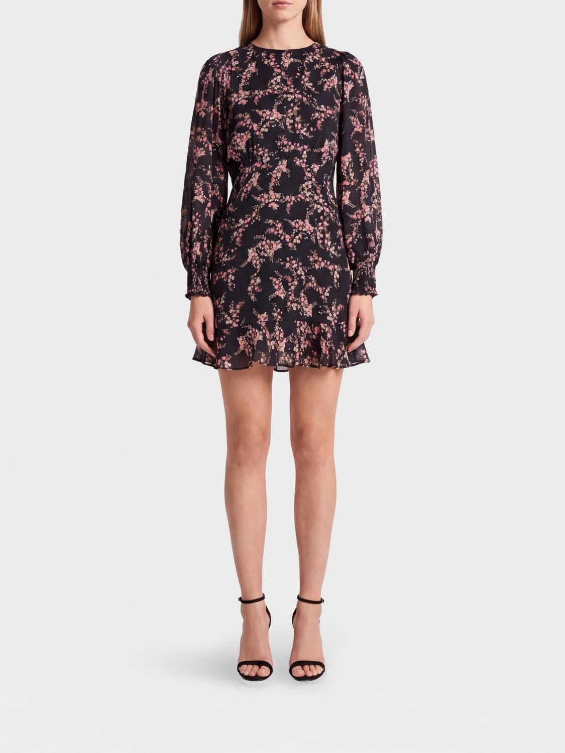 Twinset Floral-Print Viscose Sheath Mini Dress