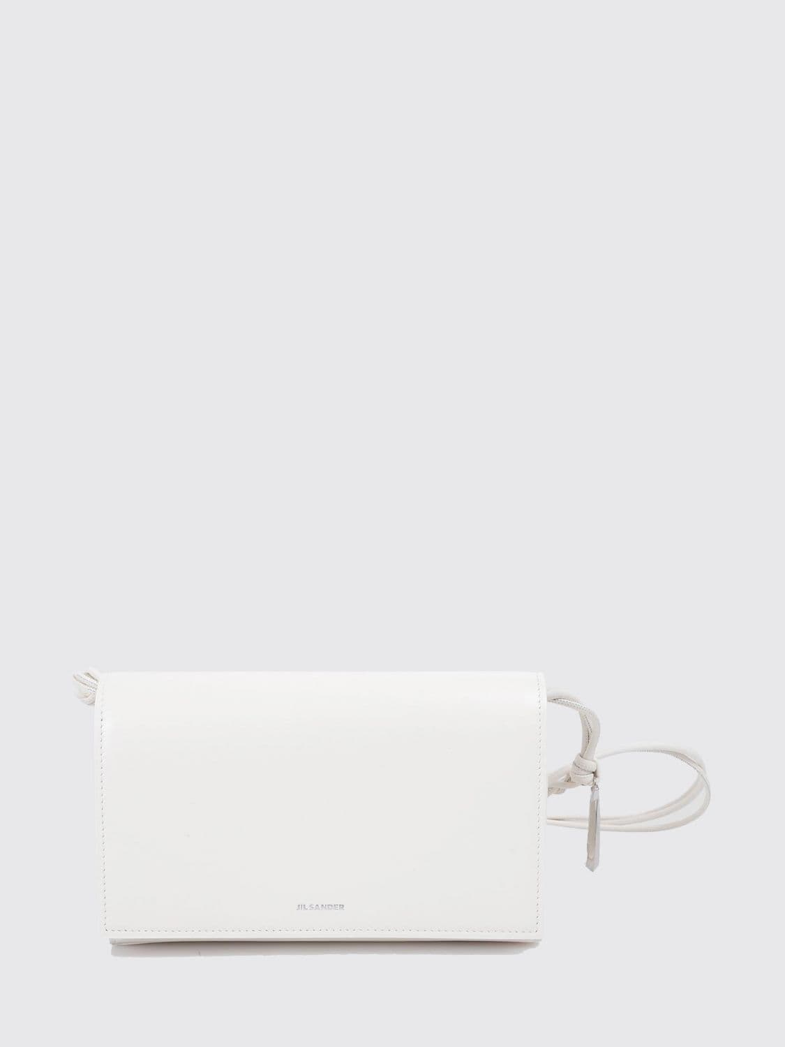 Jil Sander Tangle Calfskin Leather Mini Bag with Braided Strap · OS