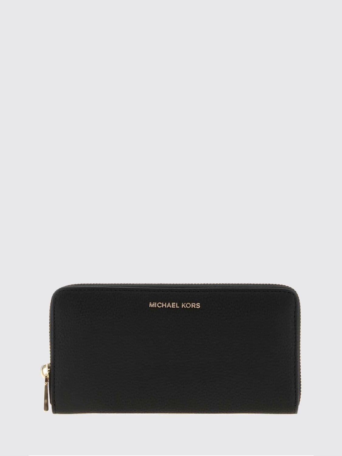 Michael Kors Jet Set Leather Continental Zip-Around Wallet