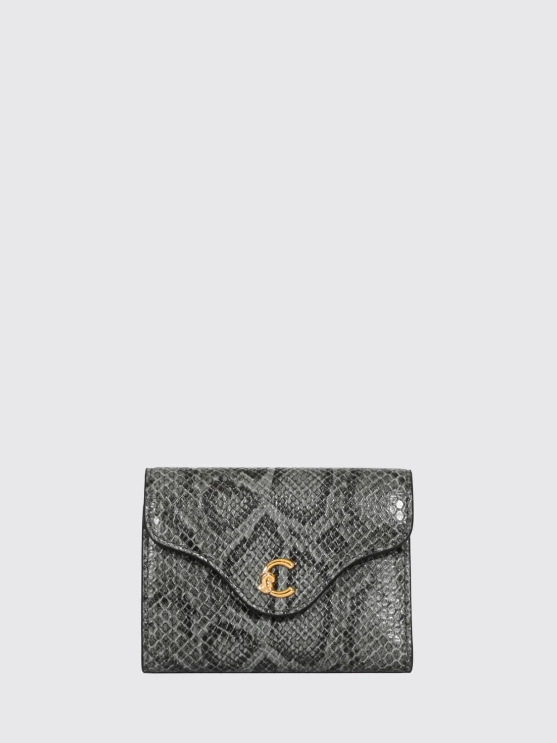 Coccinelle Zip-Around Leather Wallet with an All-Over Python Print