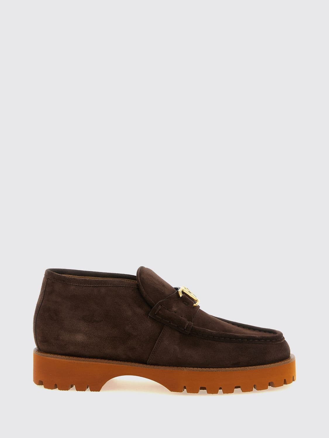 Valentino Garavani VLogo Signature Suede Penny Loafers