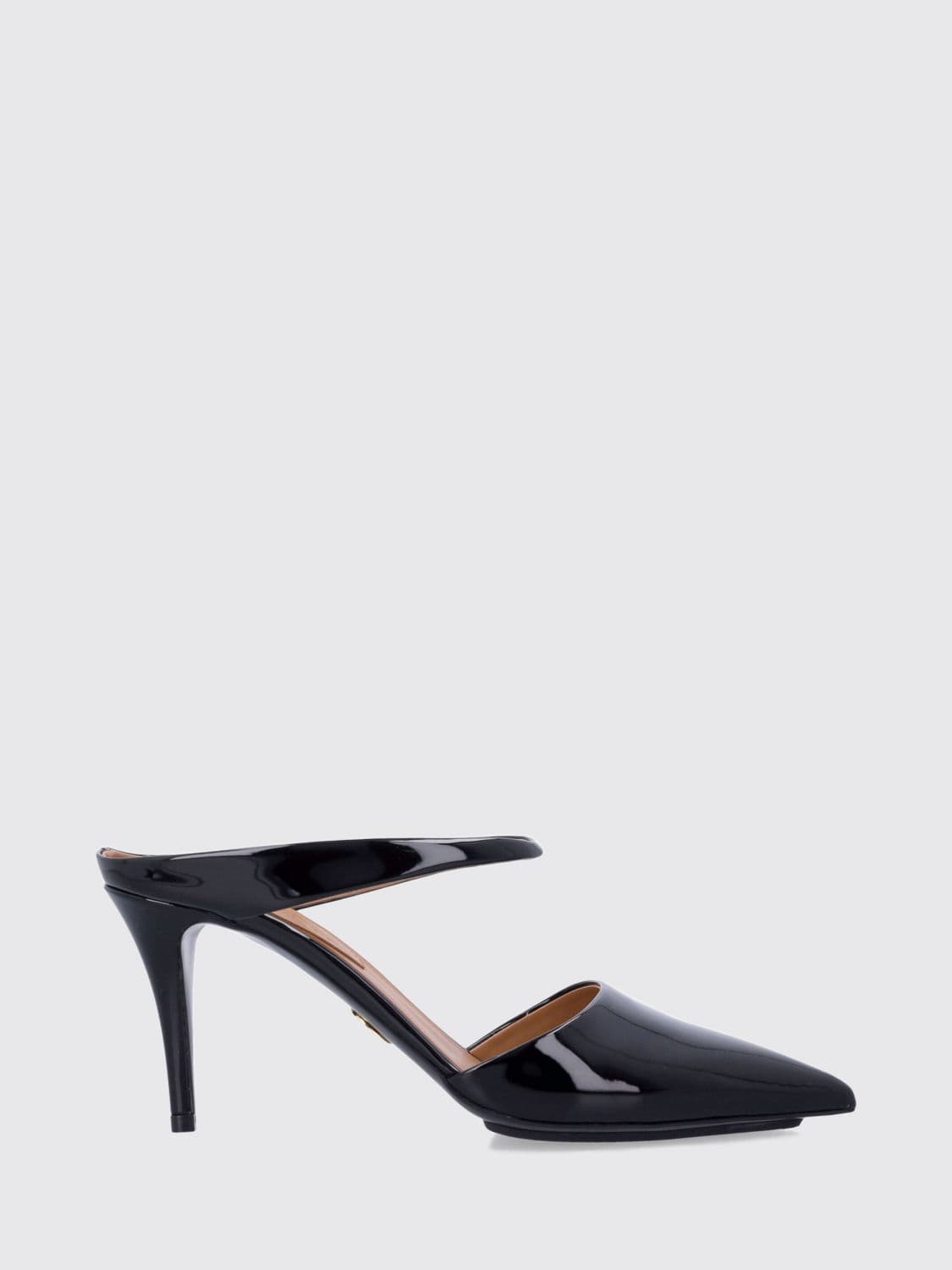 Stella Mccartney Patent Synthetic Leather Mules with Stiletto Heel