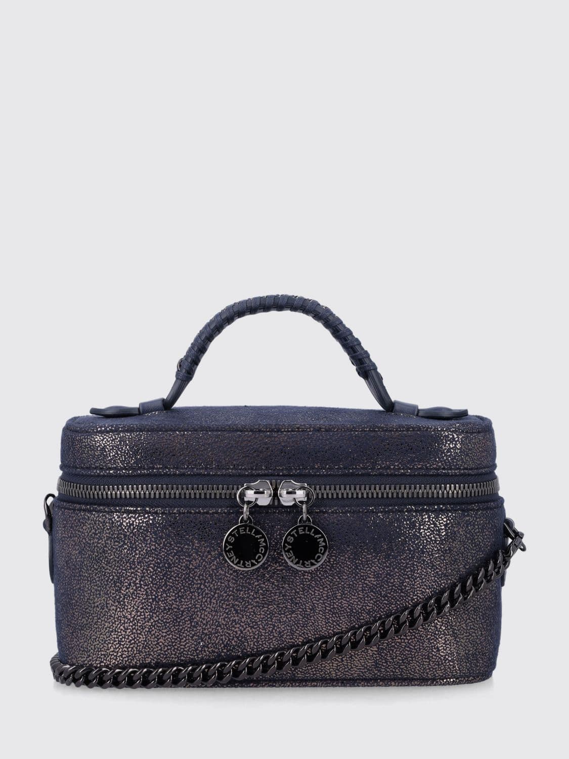 Stella Mccartney Mini Falabella Vanity Bag in Eco Alter Mat with Chain