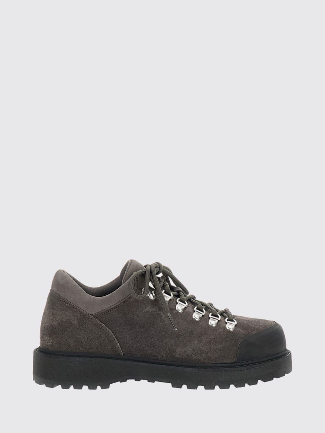 Diemme Cornaro Lace-Up Ankle Boots in Suede Leather with Lug Sole