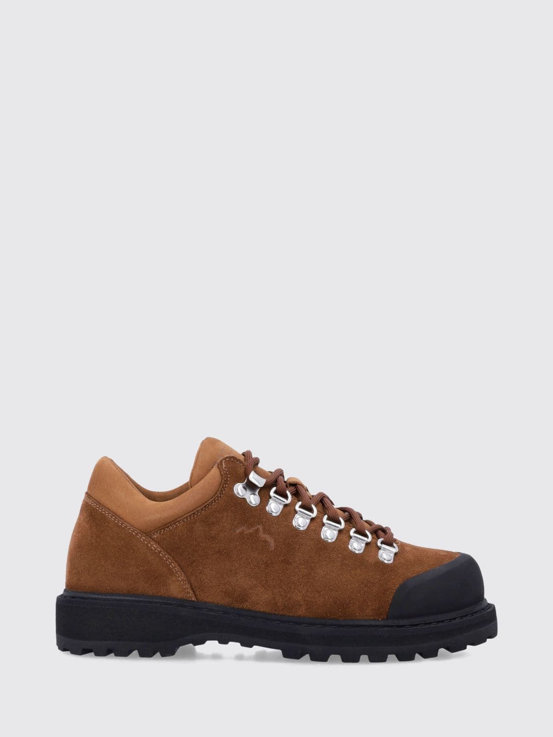 Diemme Cornaro Lace-Up Ankle Boots in Suede Leather with Lug Sole