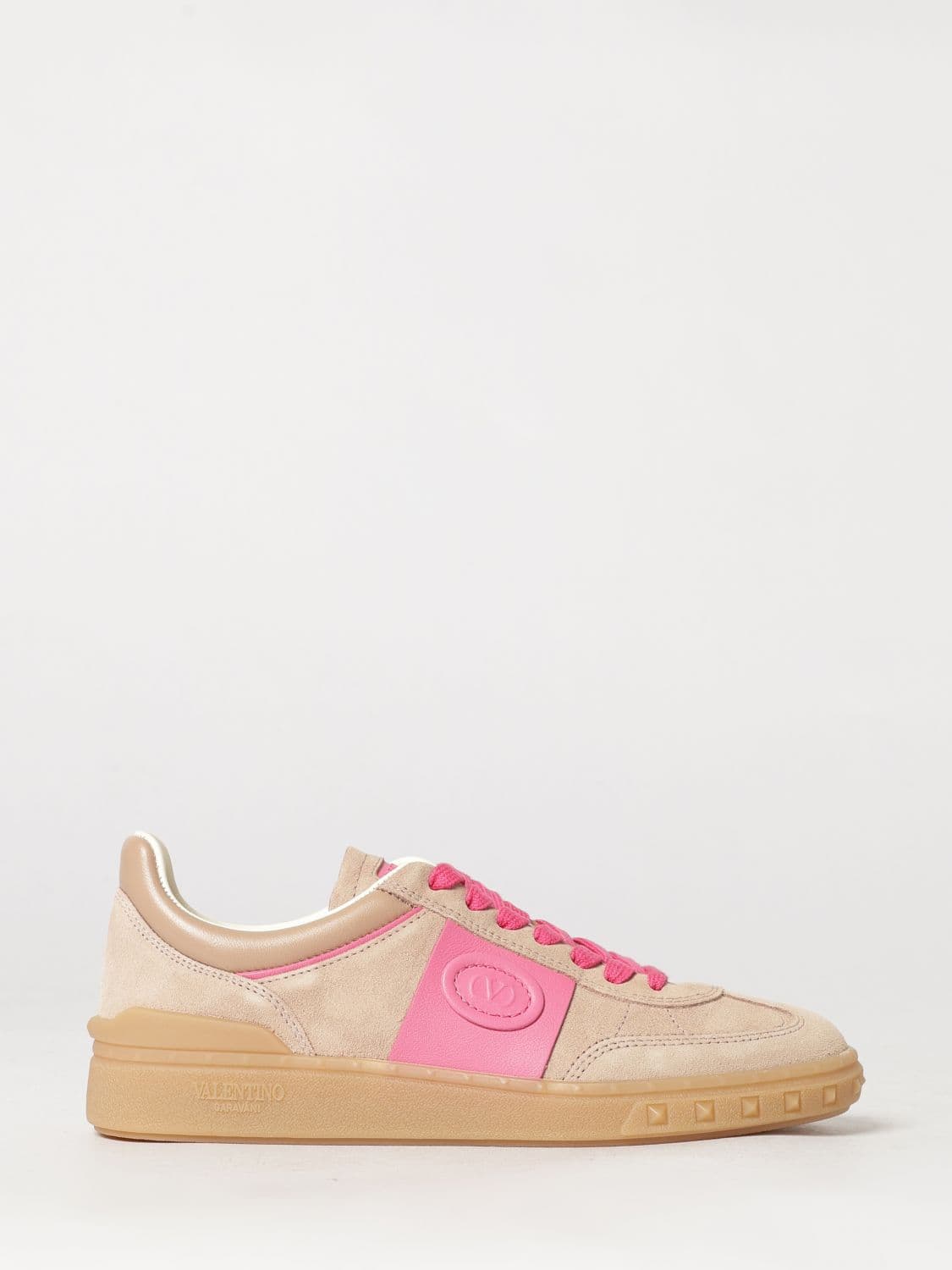 Valentino Garavani Upvillage Calf Leather Sneakers with VLogo Signature
