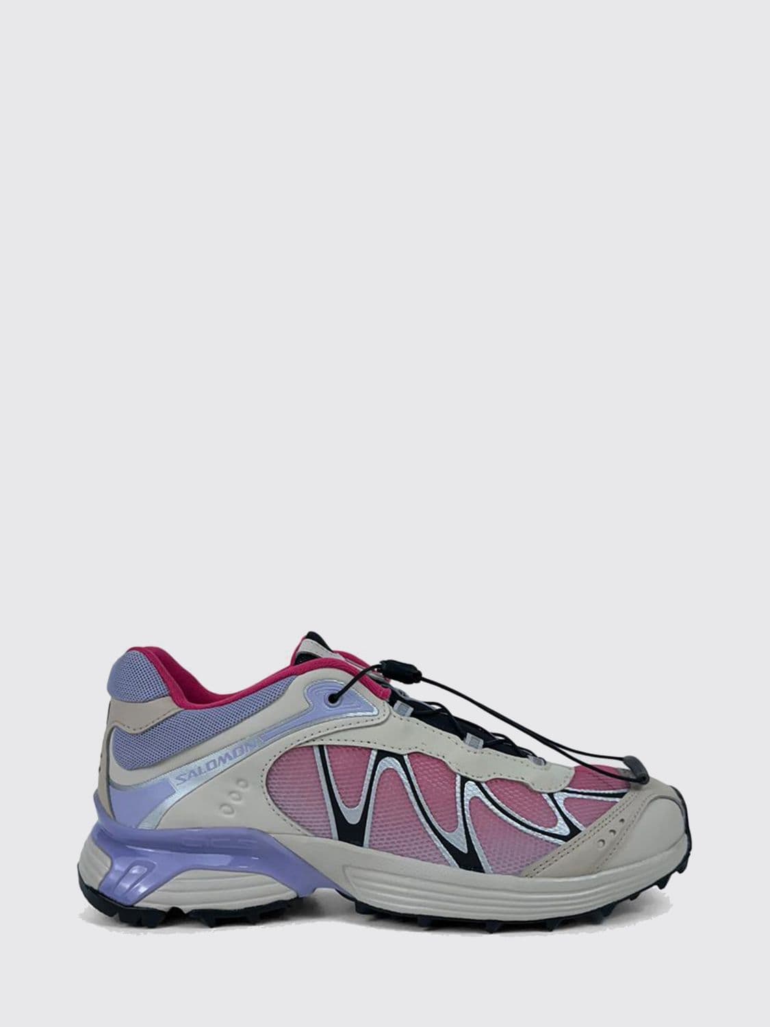 Salomon XT-Whisper Abstract-Pattern Mesh Sneakers with Drawstring Closure