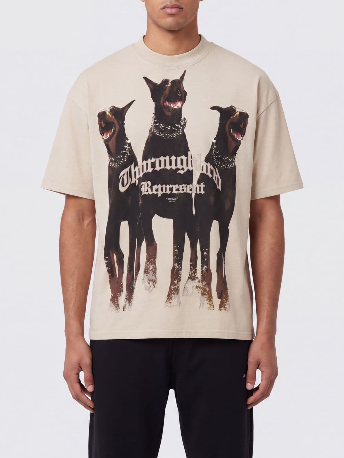 Represent Relaxed Fit Graphic Print Cotton T-shirt