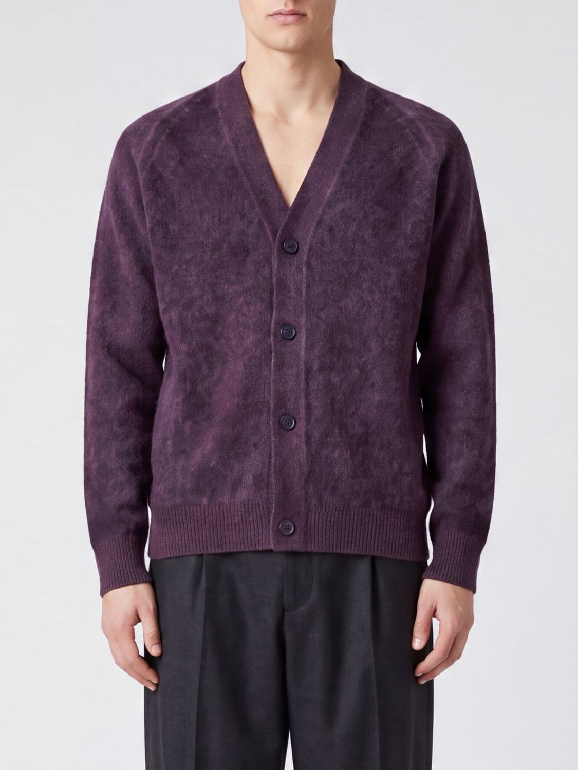 Avant Toi V-Neck Relaxed Fit 100% Cashmere Cardigan