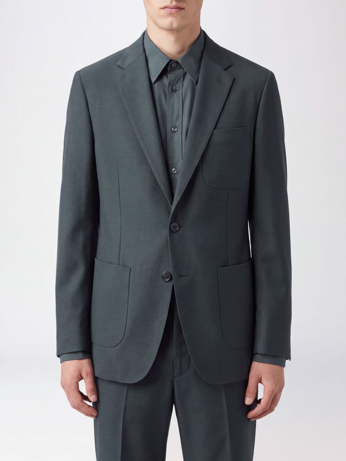 Marni Slim Fit Single-Breasted Sartorial Technical Fabric Blazer