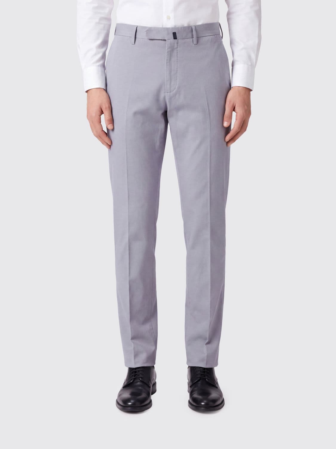 Incotex Slim Fit Stretch Cotton Chinos with Slant Pockets