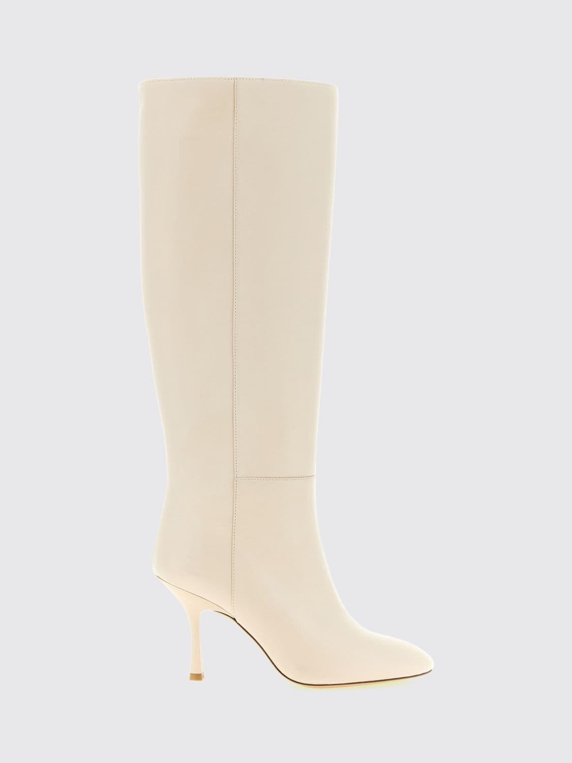 Stuart Weitzman Madison Nappa Leather Knee-High Boots with High Heel