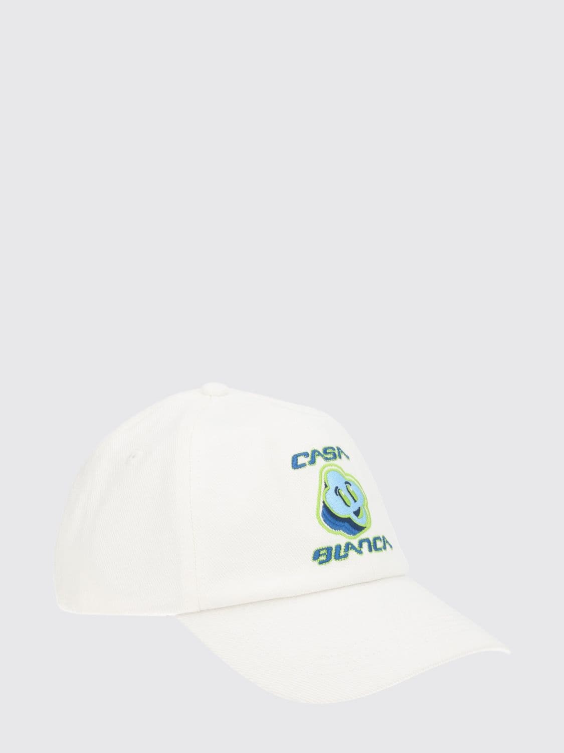 Casablanca Embroidered Logo Cotton Baseball Cap with Adjustable Strap