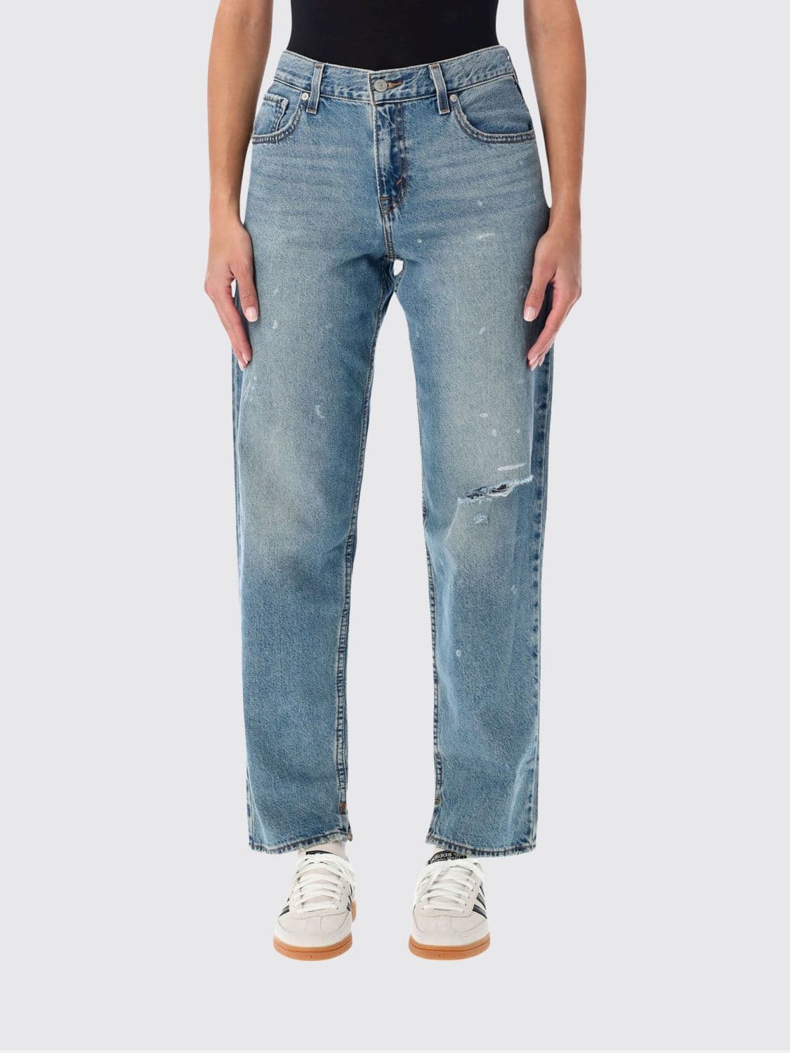 Levi's Mid-Rise Straight Tapered Jeans in Stretch Denim