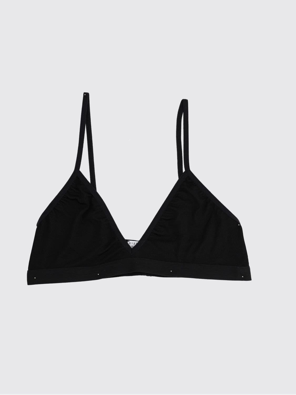Mm6 Maison Margiela Tulle and Nylon Triangle Bra with Adjustable Straps