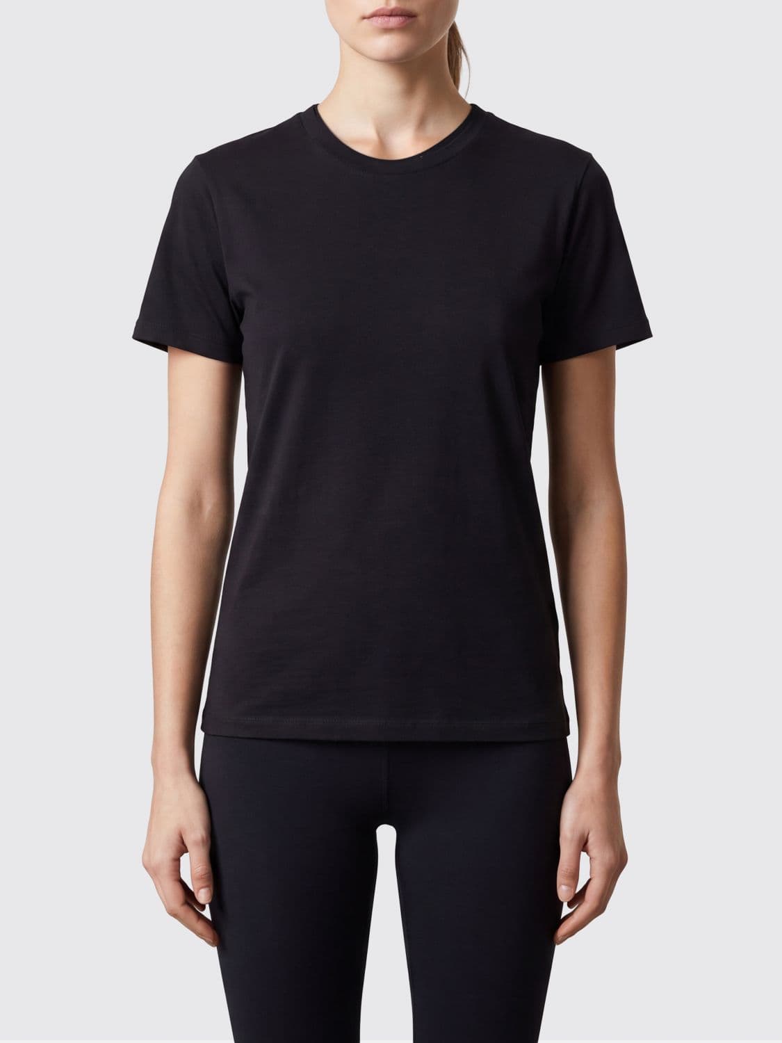 Mm6 Maison Margiela Short-Sleeved Cotton Crewneck T-Shirt
