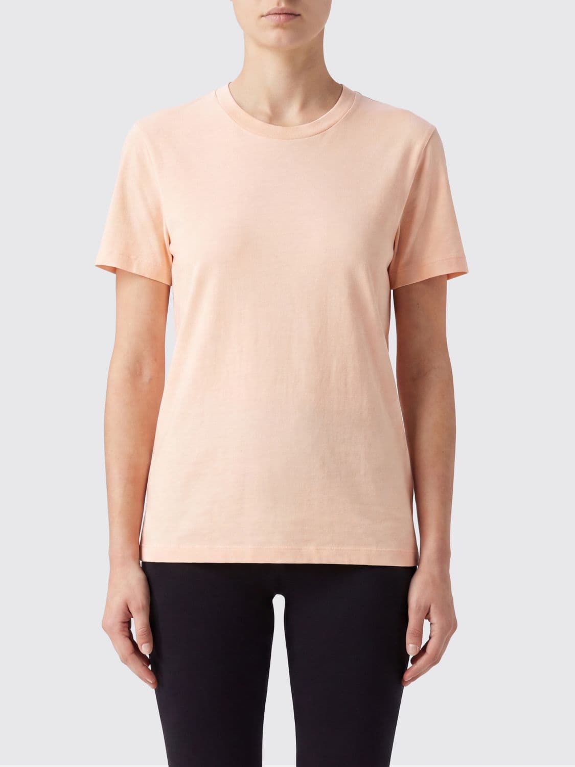 Mm6 Maison Margiela Short-Sleeved Cotton Crewneck T-Shirt