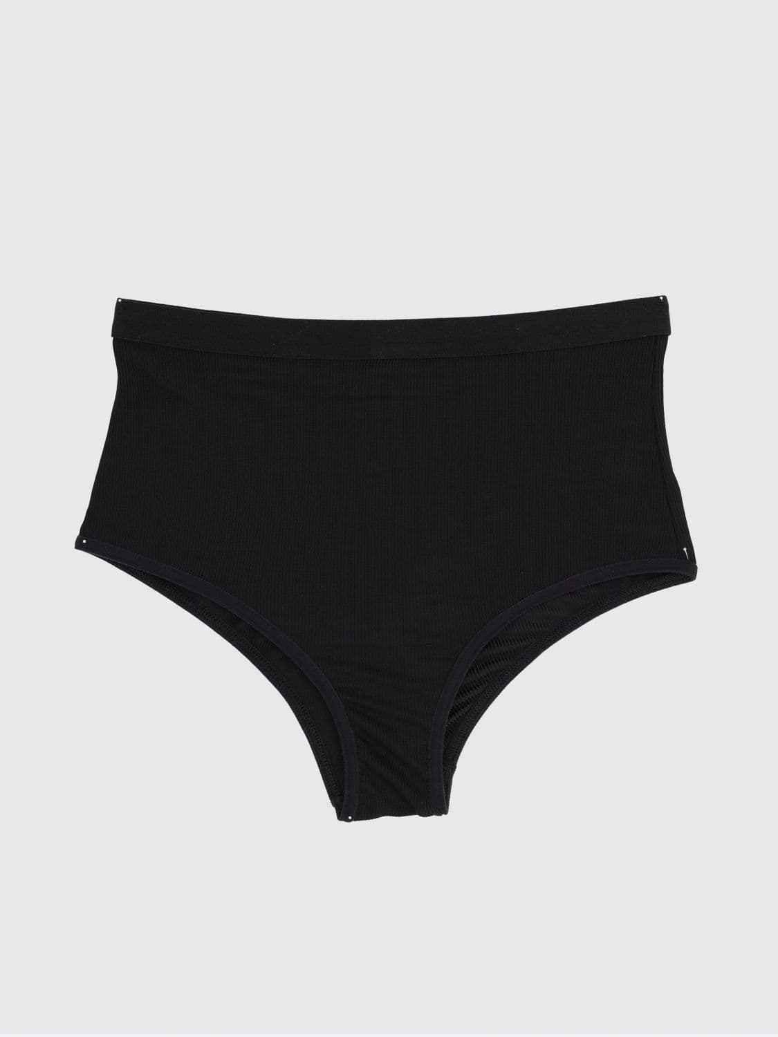 Mm6 Maison Margiela High-Waisted Ribbed Viscose Jersey Briefs