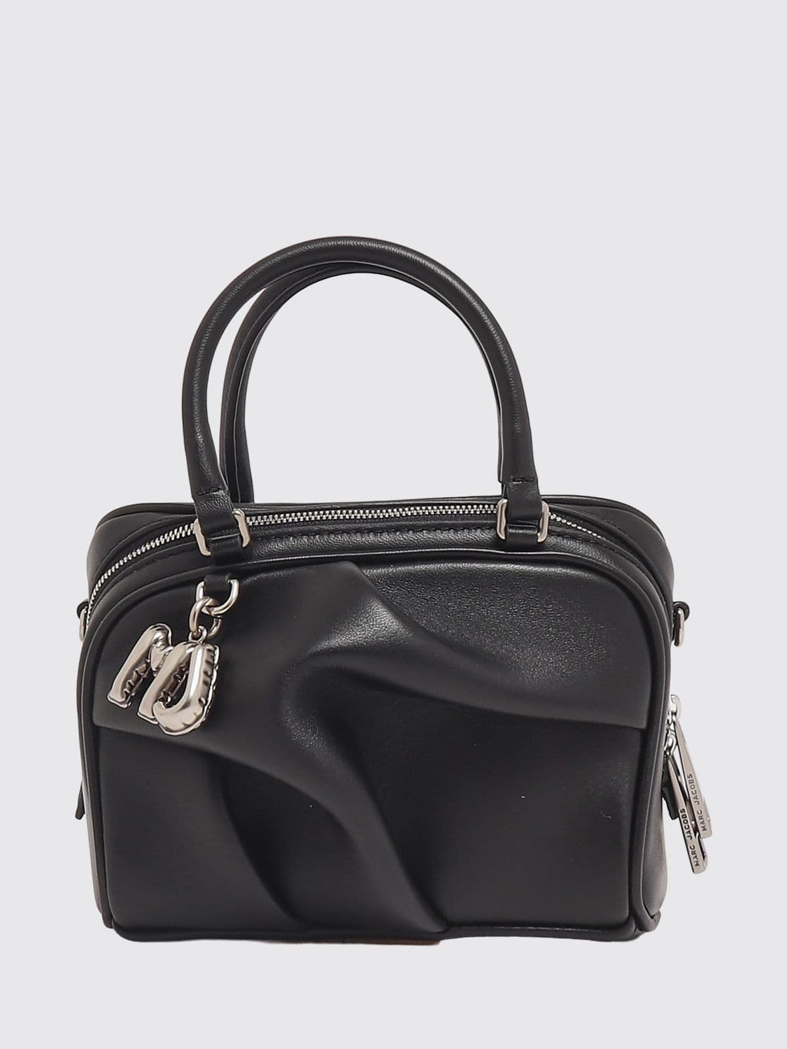 Marc Jacobs The Wave Mini Leather Handbag with Logo Charm · OS