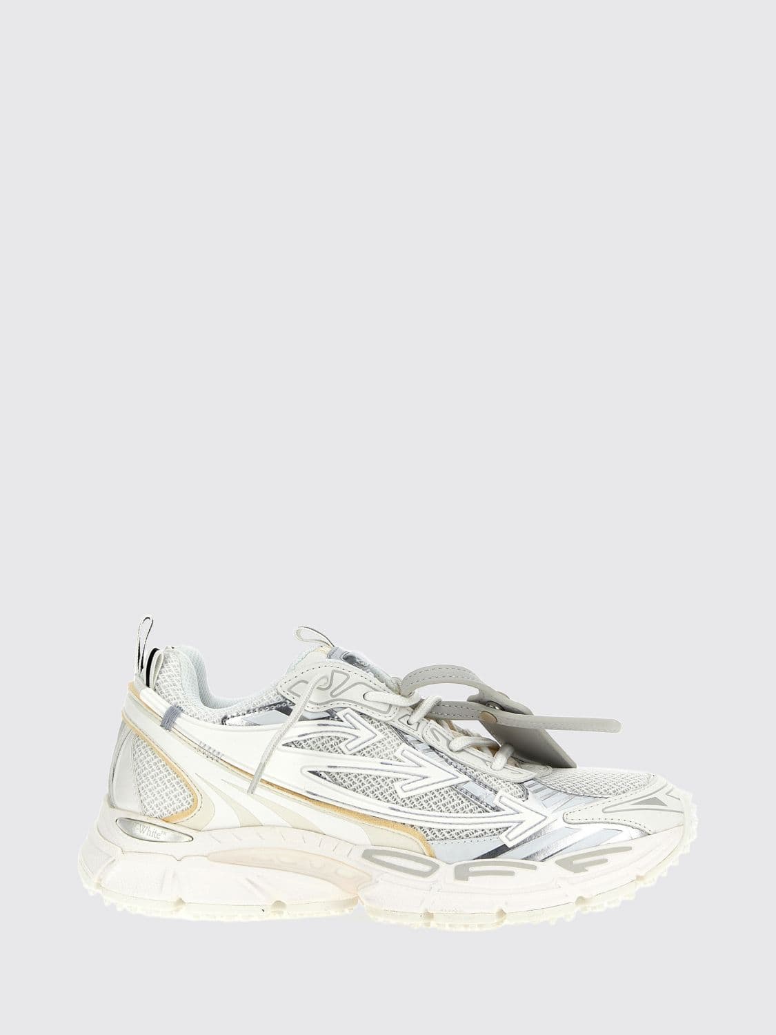 Off-White Be Right Back Low-Top Mesh and Rubber Sneakers with Lug Sole