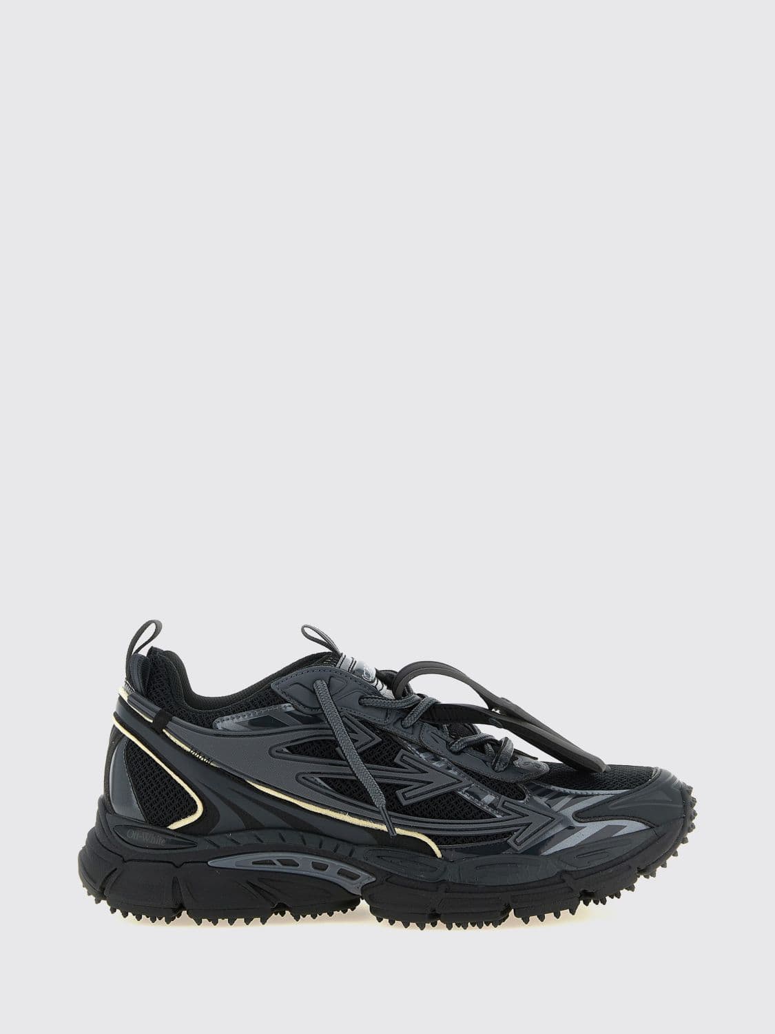 Off-White Be Right Back Low-Top Mesh and Rubber Sneakers with Lug Sole