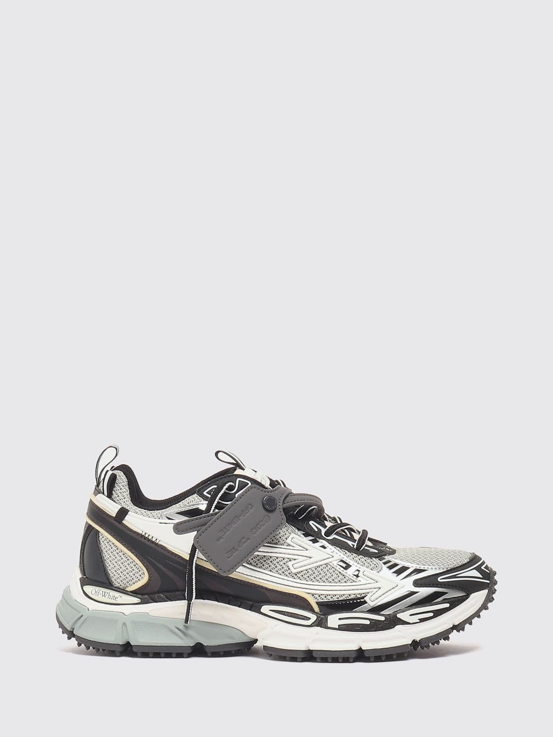 Off-White Be Right Back Low-Top Mesh and Rubber Sneakers with Lug Sole