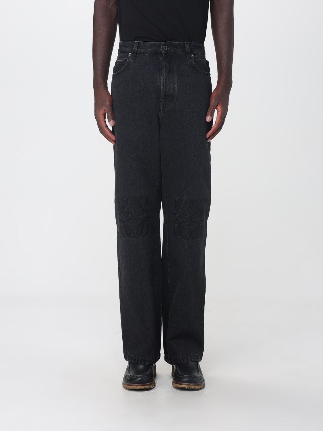 Loewe Jeans Men color Black