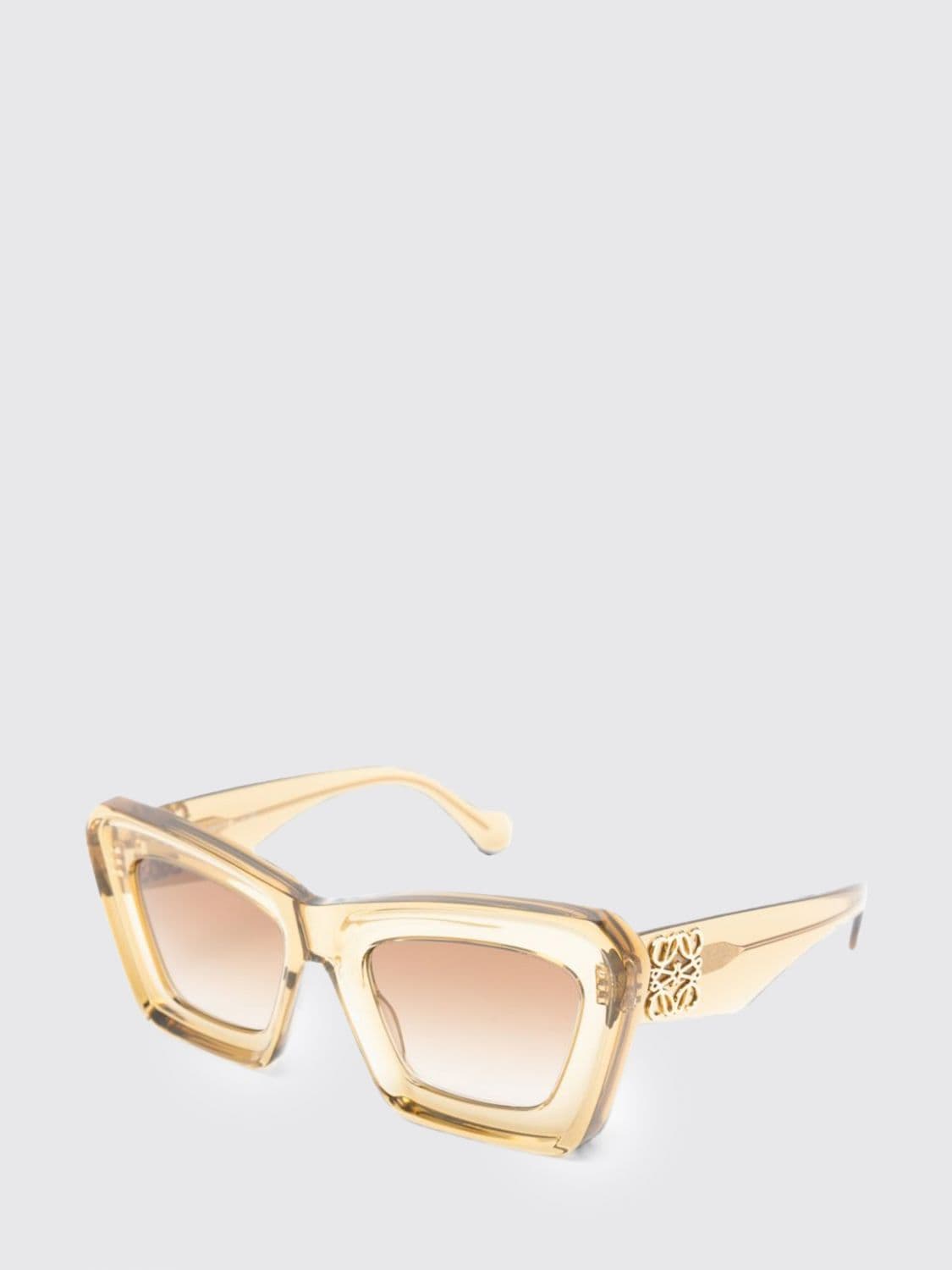 Loewe Anagram Cat-Eye Acetate Sunglasses with Applied Logo