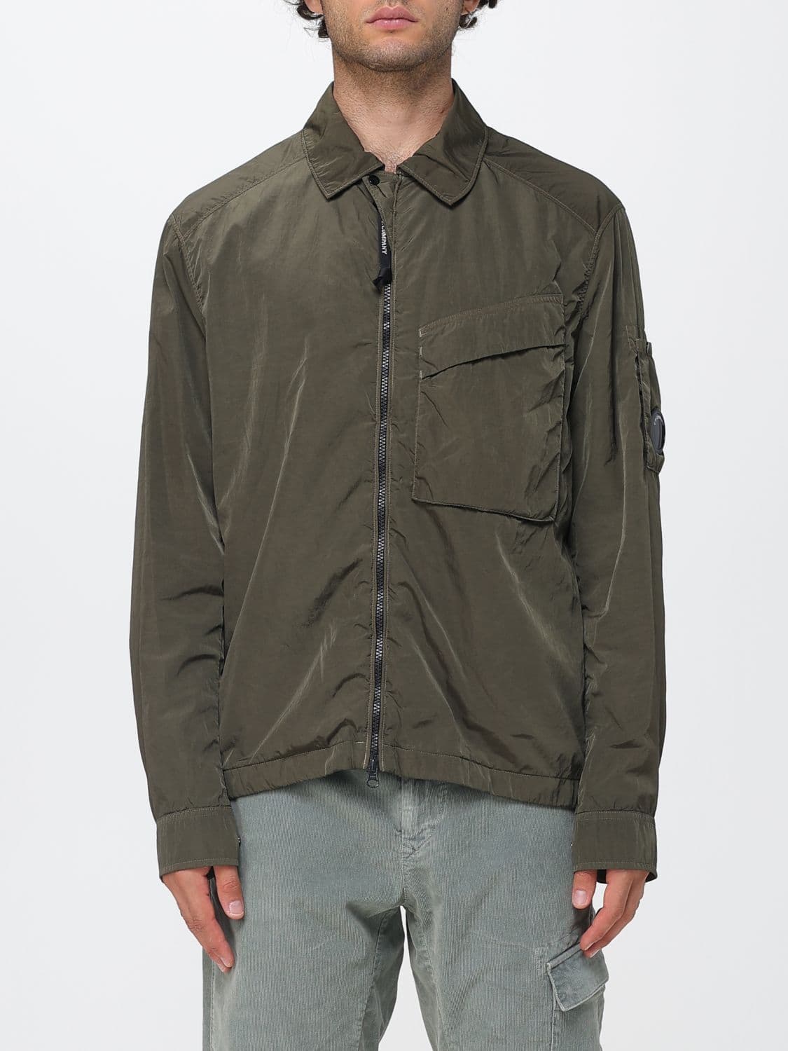 C.p. Company C. P. COMPANY Technical Fabric Zip-Up Shirt Jacket
