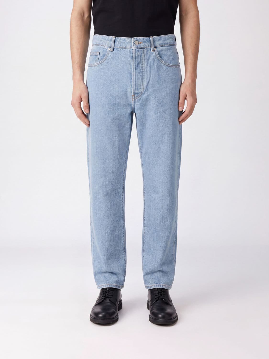 Dries Van Noten Peyter Mid-Rise Straight-Leg Jeans in Cotton Denim