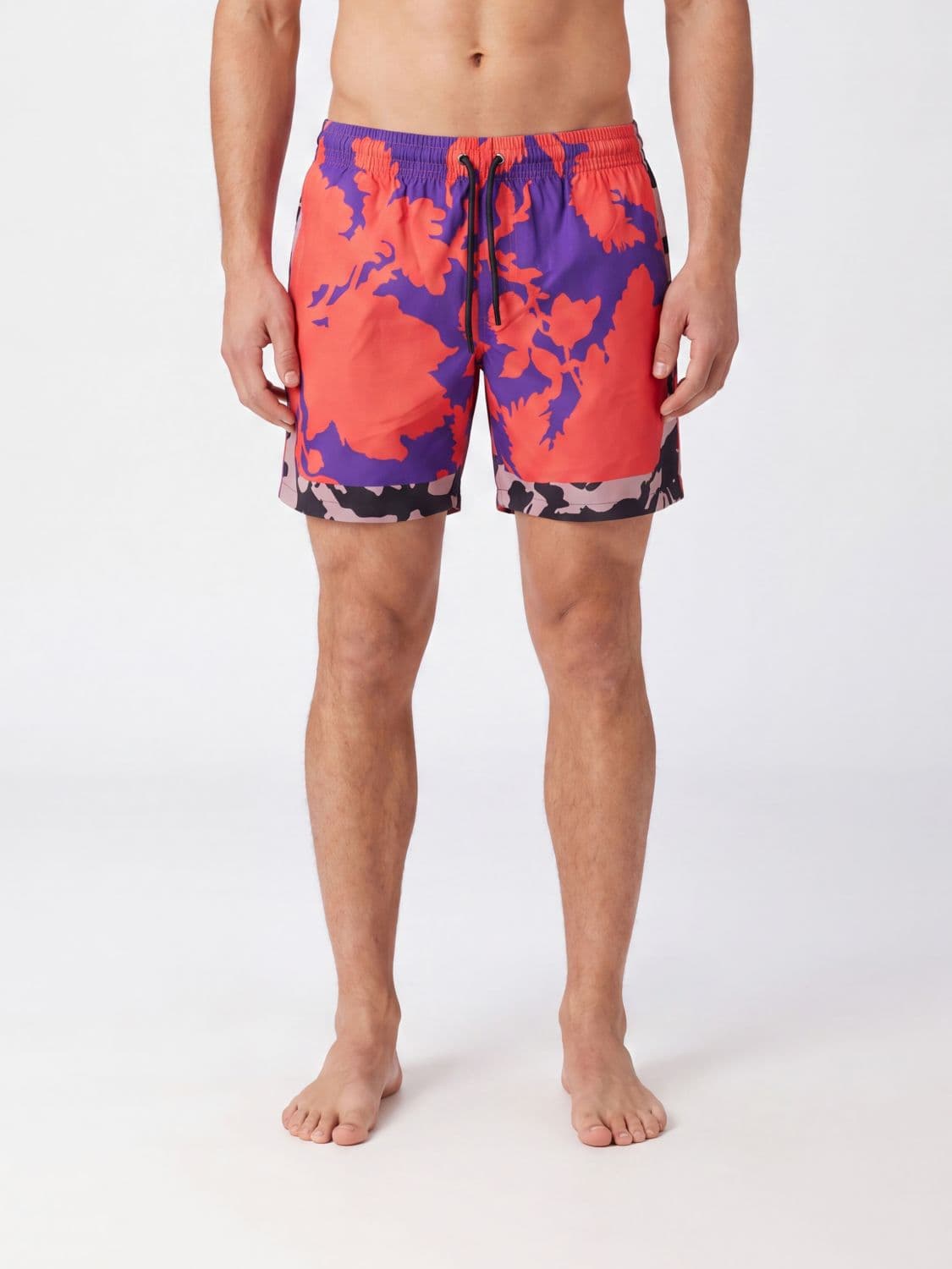 Dries Van Noten Abstract-Print Polyamide Swim Shorts
