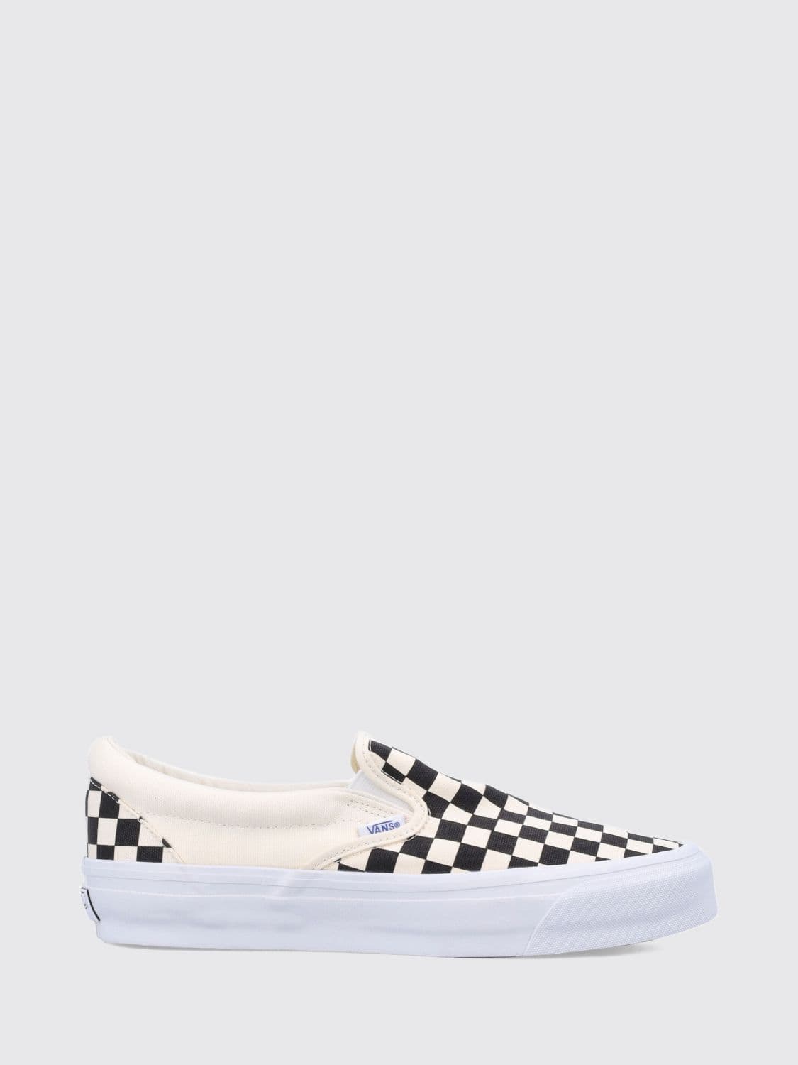 Vans LX Classic Slip-On 98 Trainers in Chequered Cotton Canvas