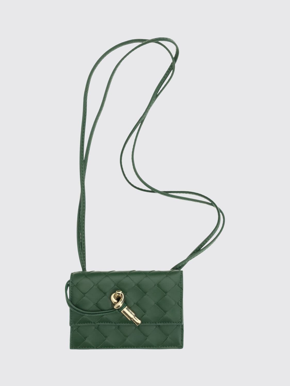 Bottega Veneta Crossbody Document Holder in Woven Nappa Lambskin · OS