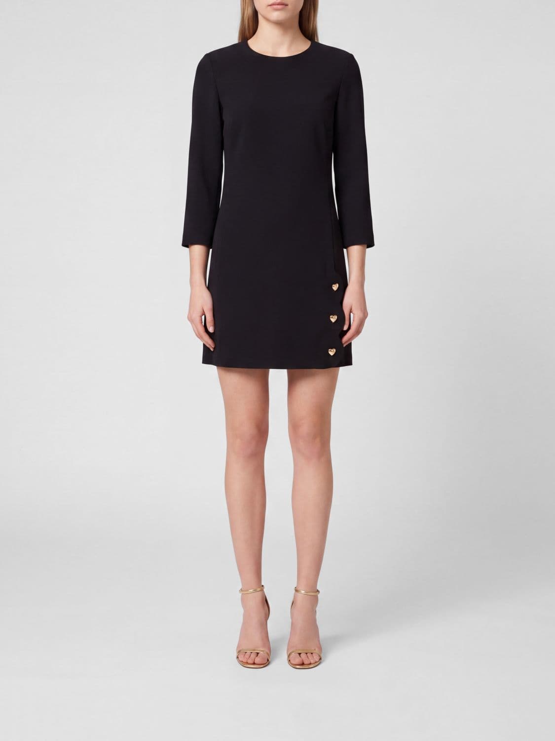 Twinset Long-Sleeved Crêpe Sheath Mini Dress