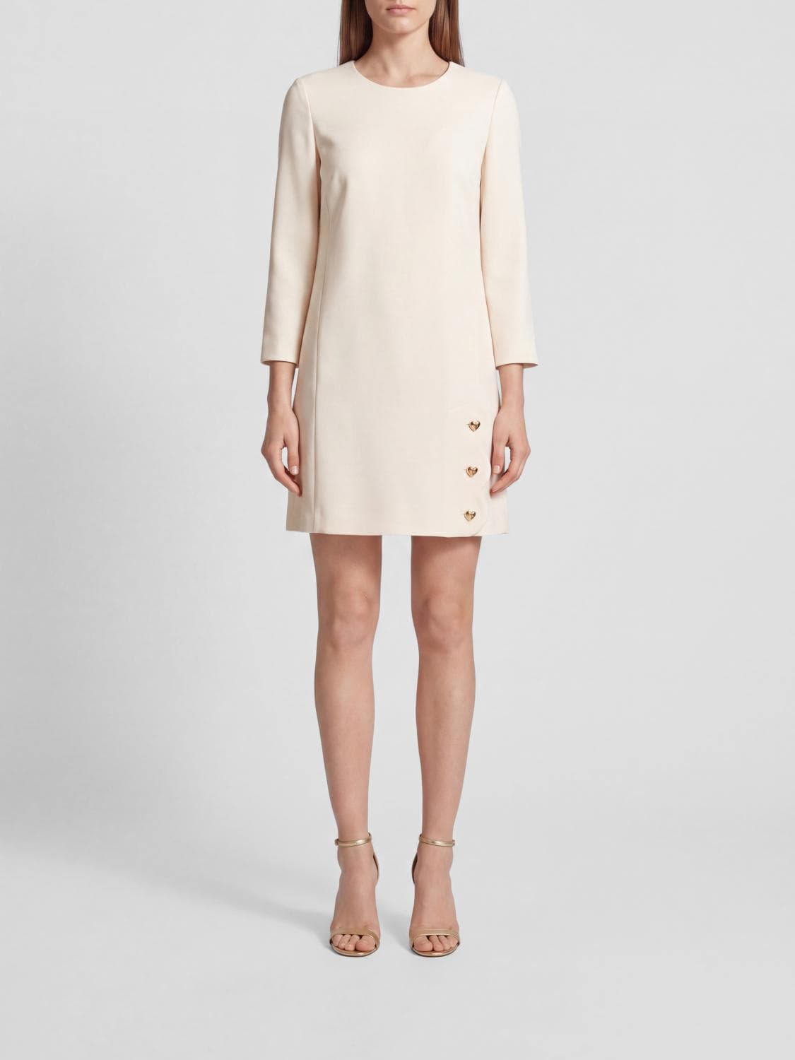 Twinset Long-Sleeved Crêpe Sheath Mini Dress