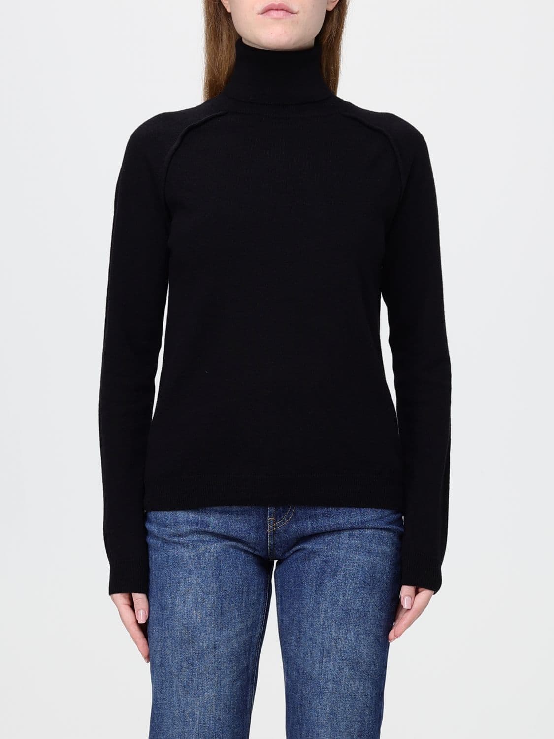 Dondup Long-Sleeved Wool Turtleneck Jumper with Ribbed Hems