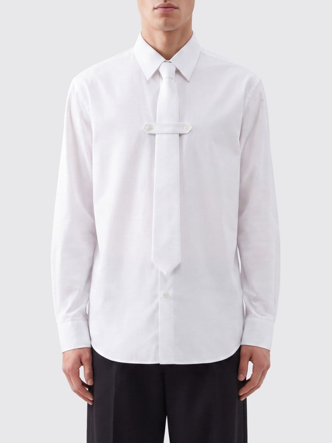 Dries Van Noten Classic Cotton Poplin Shirt with French Collar