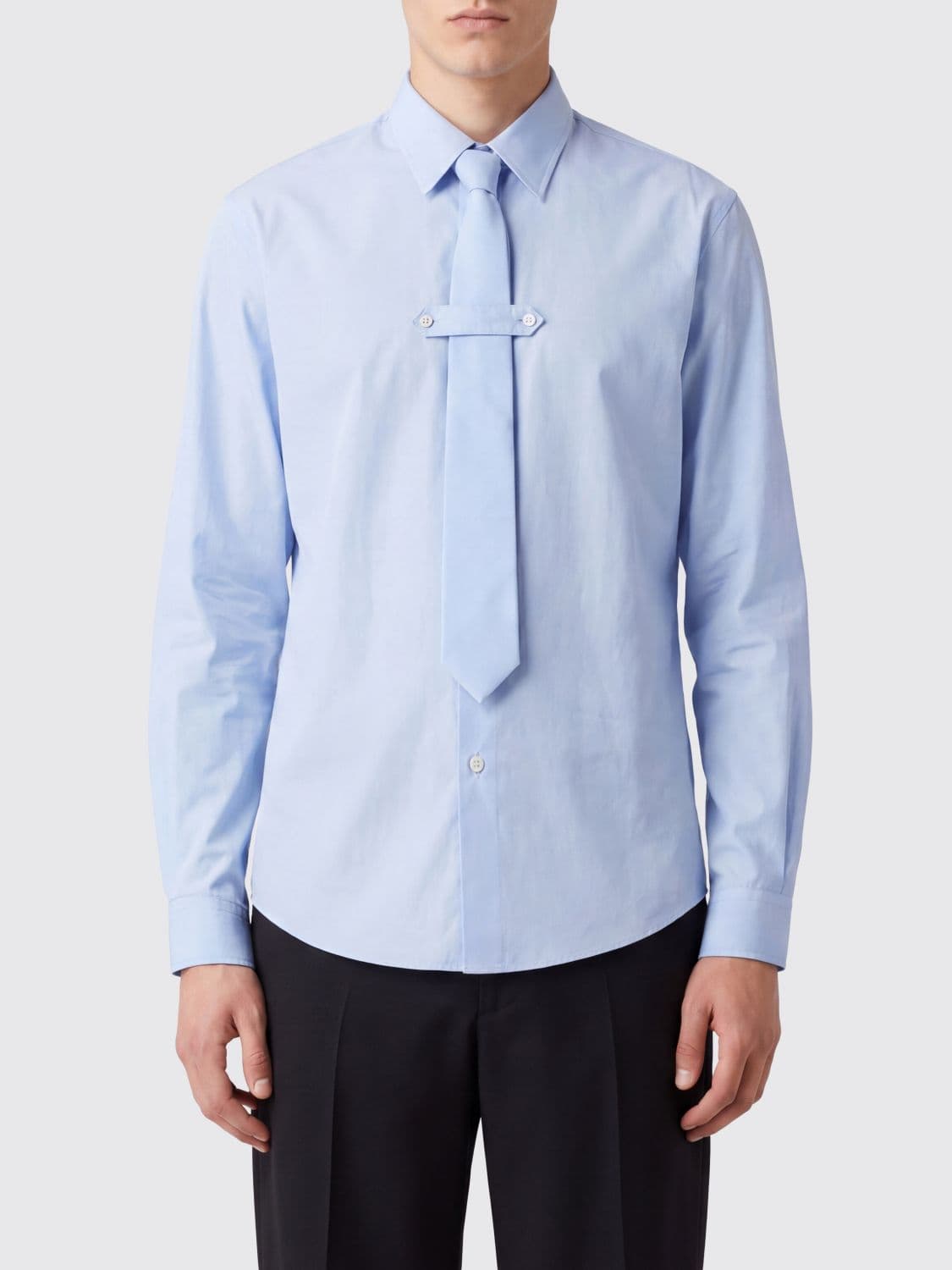 Dries Van Noten Classic Cotton Poplin Shirt with French Collar