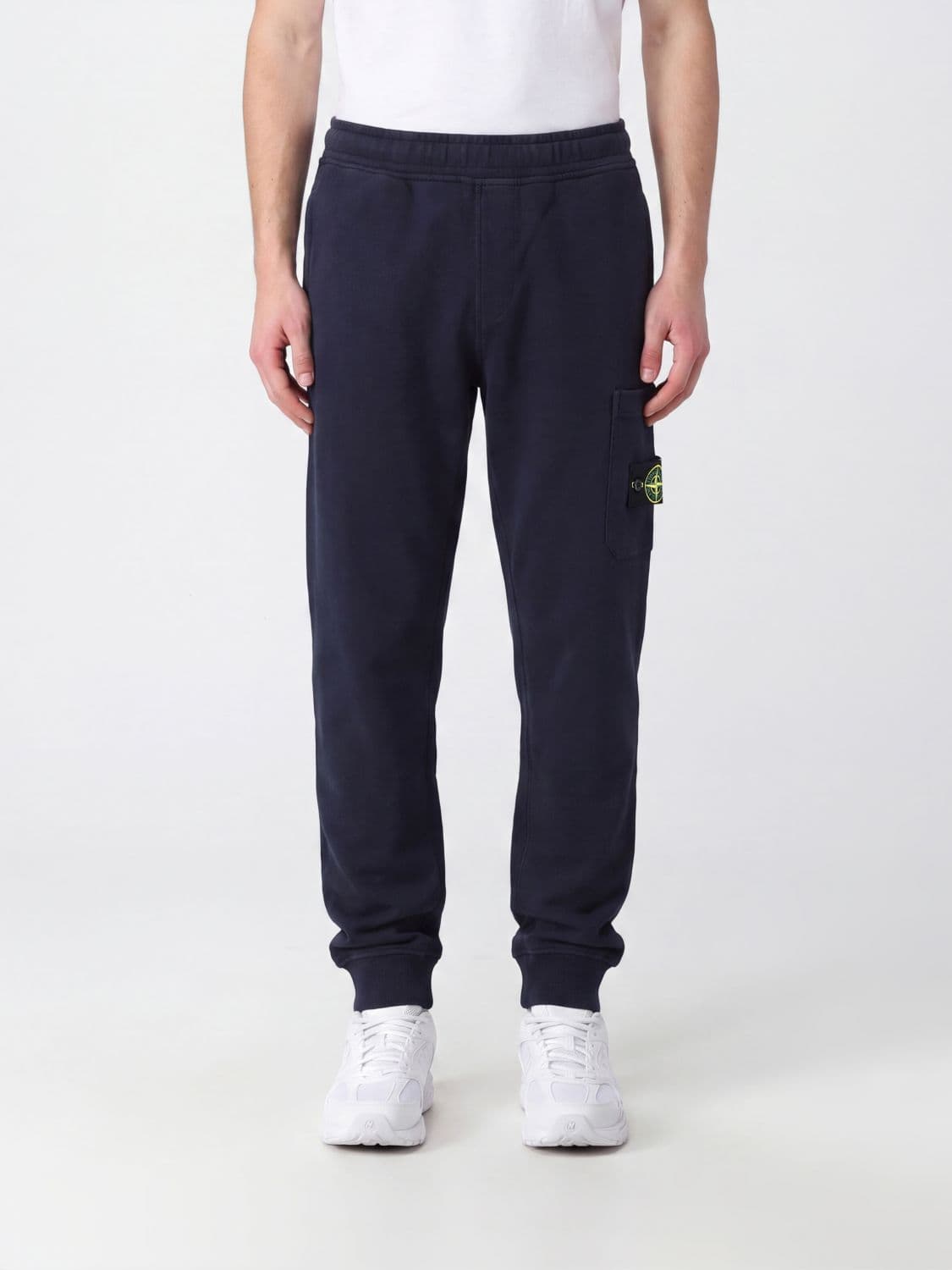 Stone Island Jogging Trousers in Recycled Polyester with Compass Logo