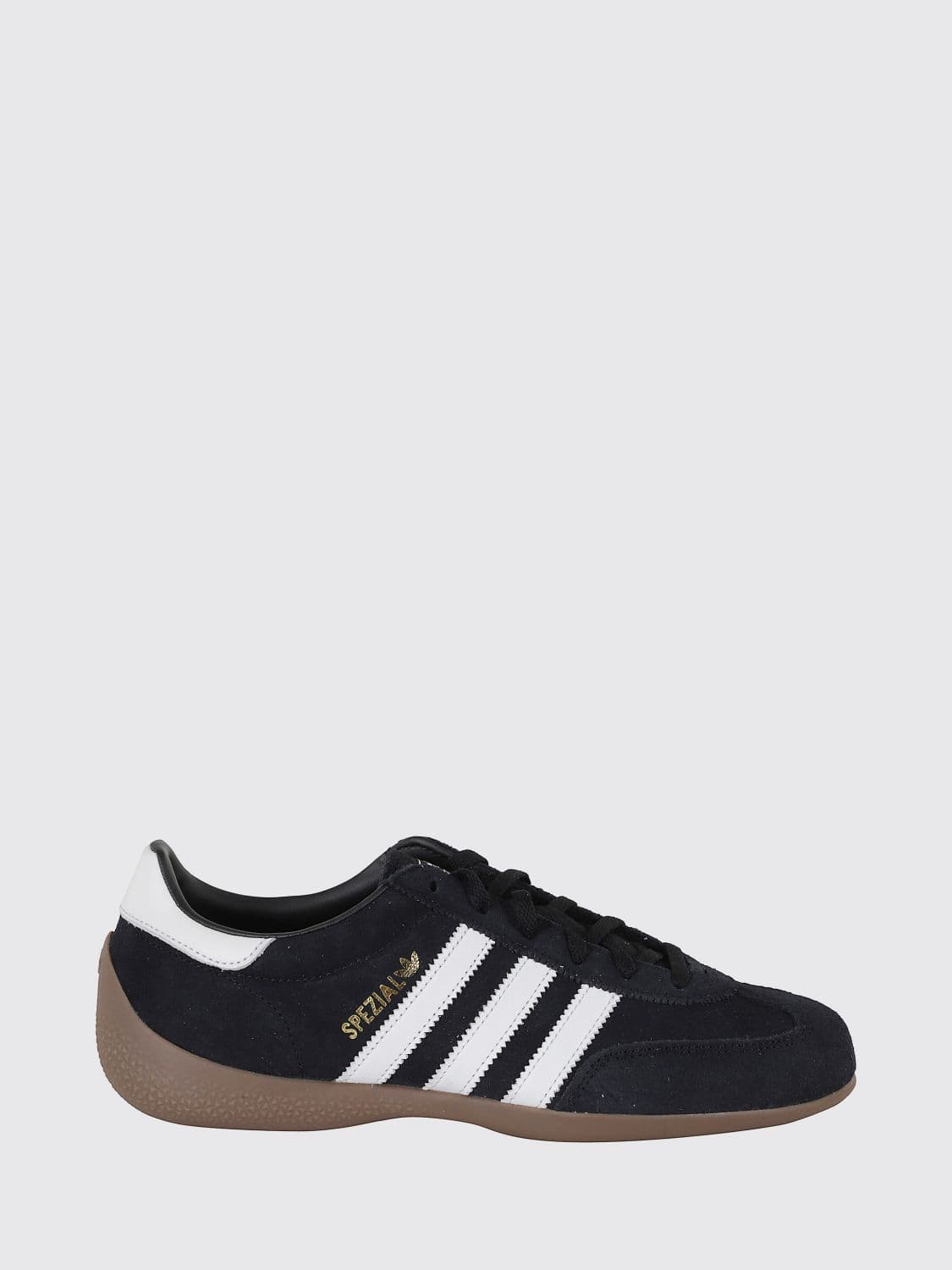 Adidas Originals Handball Spezial Leather and Suede Sneakers with 3-Stripes