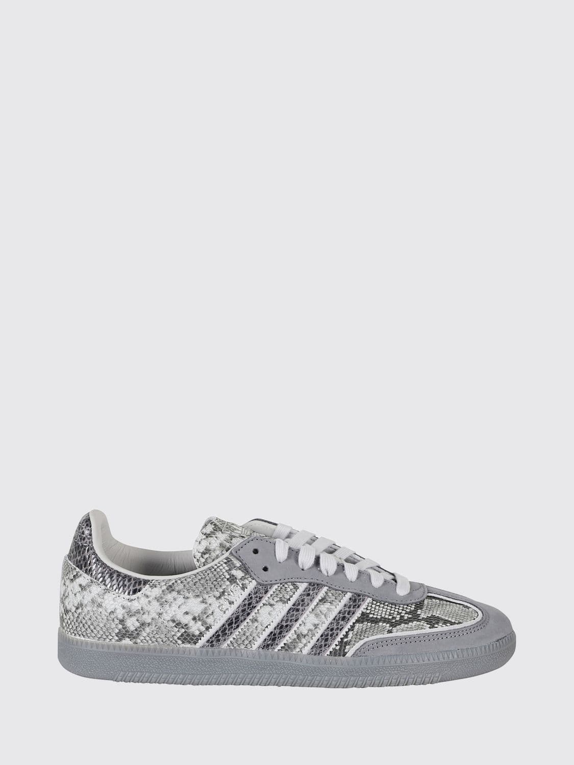 Adidas Originals Samba OG Leather Sneakers with Python-Effect Print