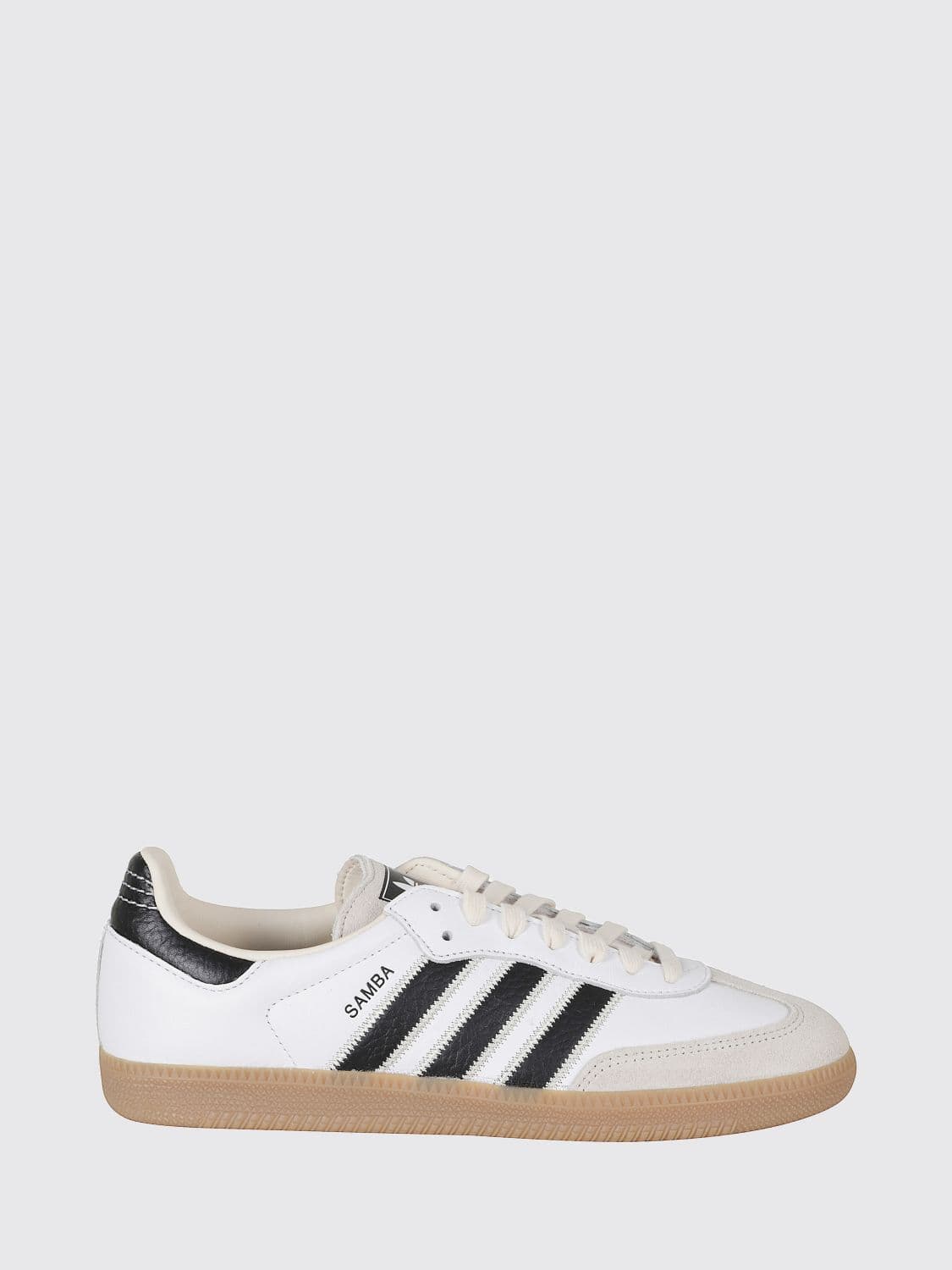 Adidas Originals Samba OG Leather Sneakers with 3-Stripes Design