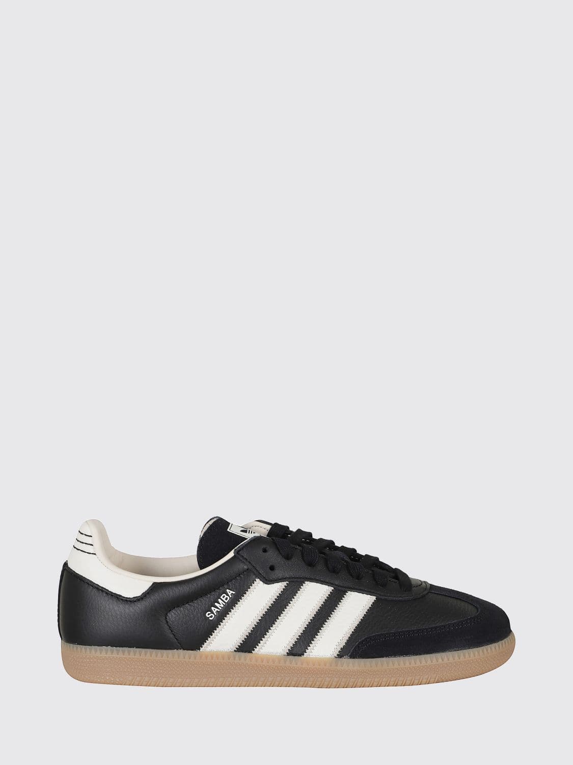 Adidas Originals Samba OG Leather Sneakers with 3-Stripes Design