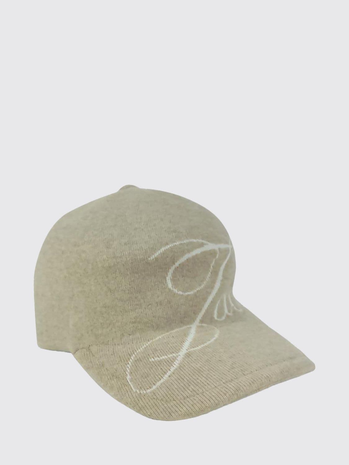 Jacquemus Jacquard Logo Wool and Cashmere Blend Baseball Cap