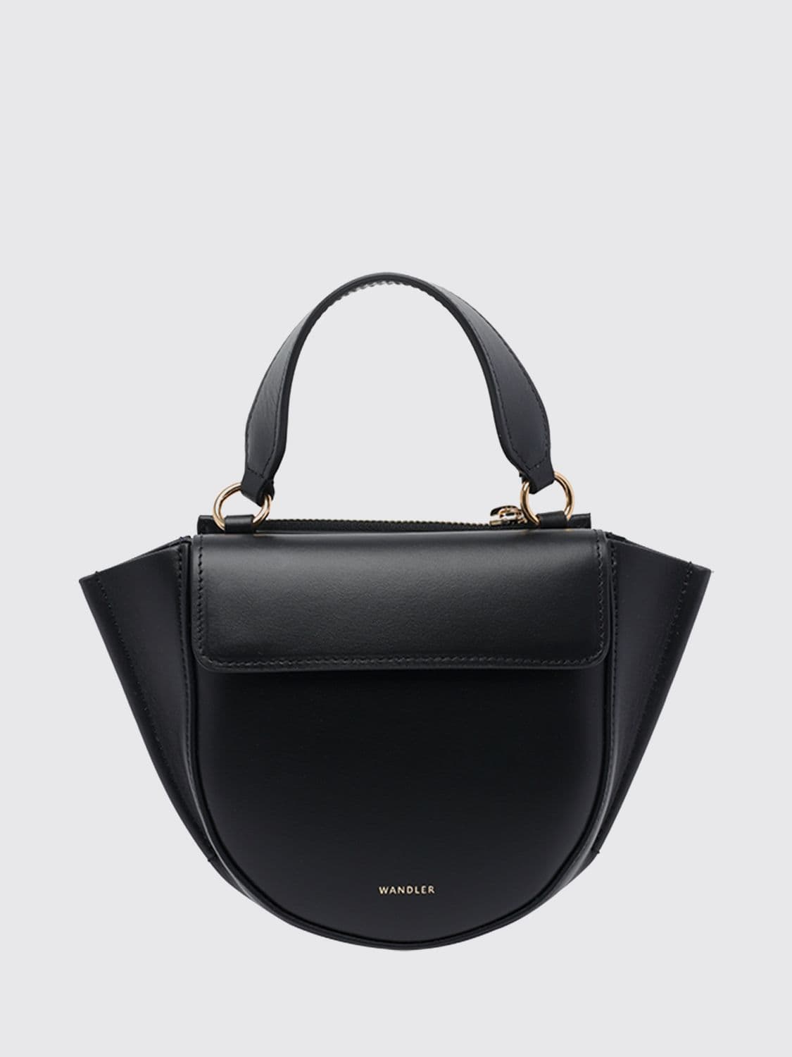 Wandler Hortensia Mini Handbag in Calfskin Leather with a Removable Shoulder Strap