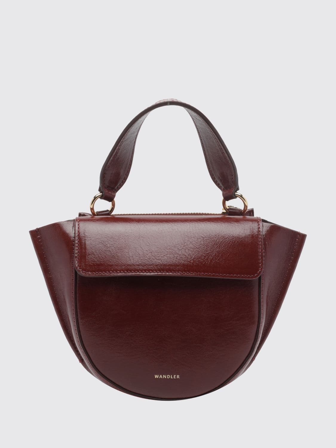 Wandler Hortensia Mini Handbag in Calfskin Leather with a Removable Shoulder Strap