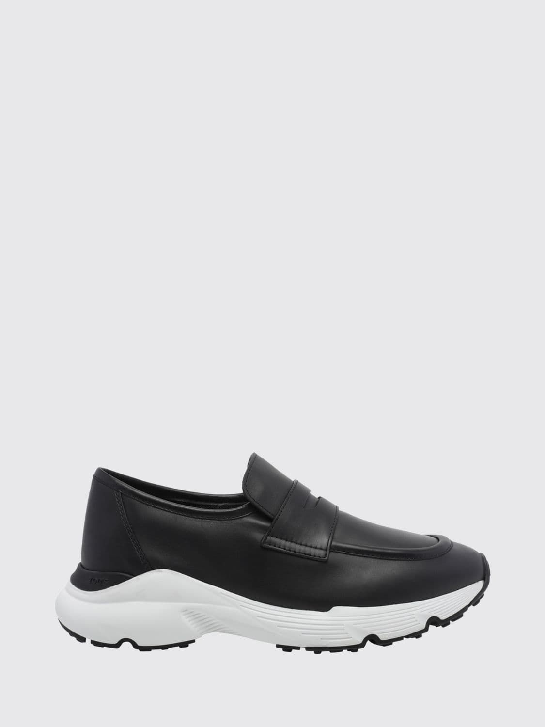 Tod's Penny Loafers in Smooth Calf Leather with a Serrated Sole