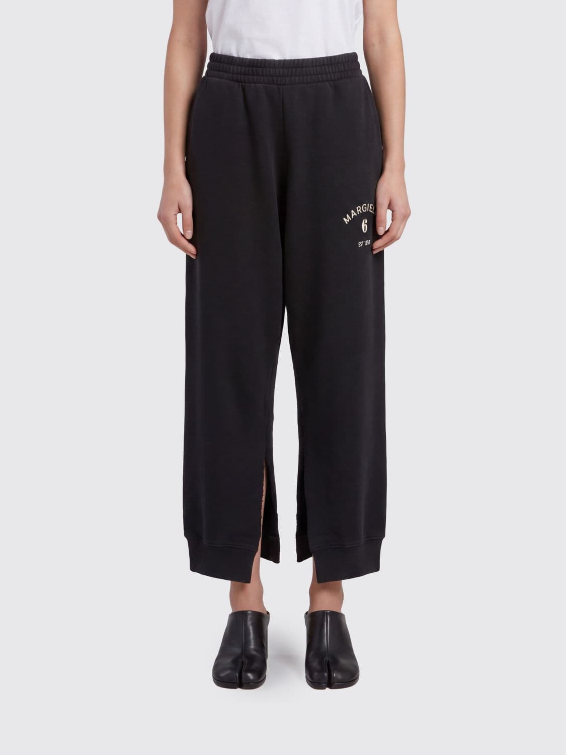 Mm6 Maison Margiela Cotton Jogging Trousers with Elasticated Waist